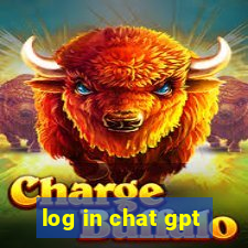 log in chat gpt